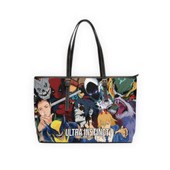 Anime Shoulder Bag – PU Leather Handbag with Double-Sided Print