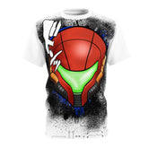 Space Marine Helmet Tee – Futuristic Graphic All‑Over‑Print T‑Shirt
