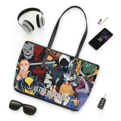 Anime Shoulder Bag – PU Leather Handbag with Double-Sided Print
